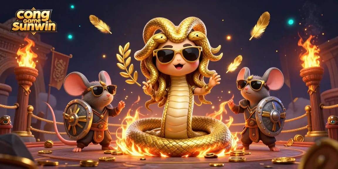 Engage with cong game sunwin amidst a colorful fighting arena with unique characters.