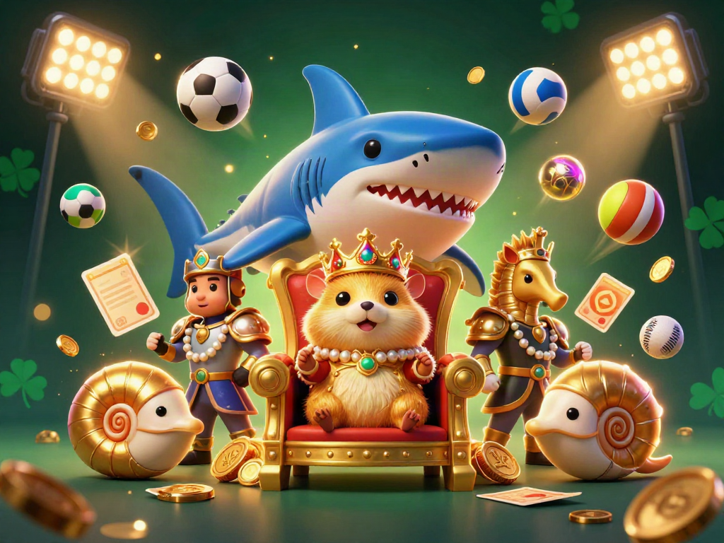Experience thrilling bets with jambitoto in an ultra-detailed casino scene featuring a hamster king.
