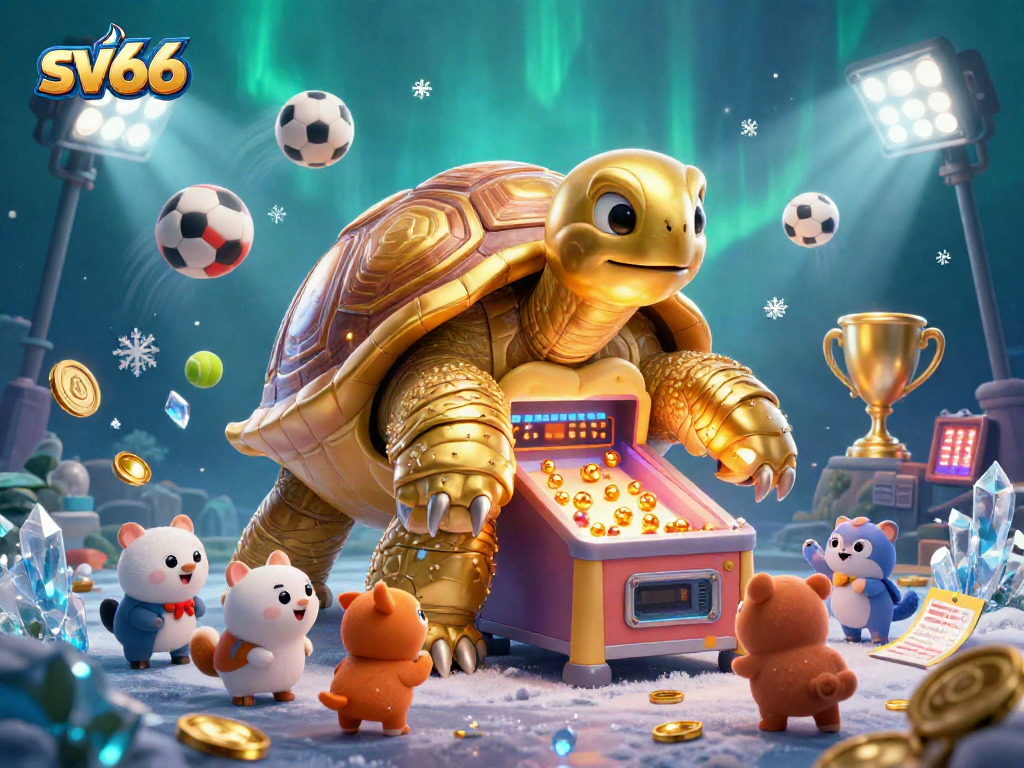 Engage with sv66's vibrant 3D casino scene filled with dynamic elements and exciting gameplay.