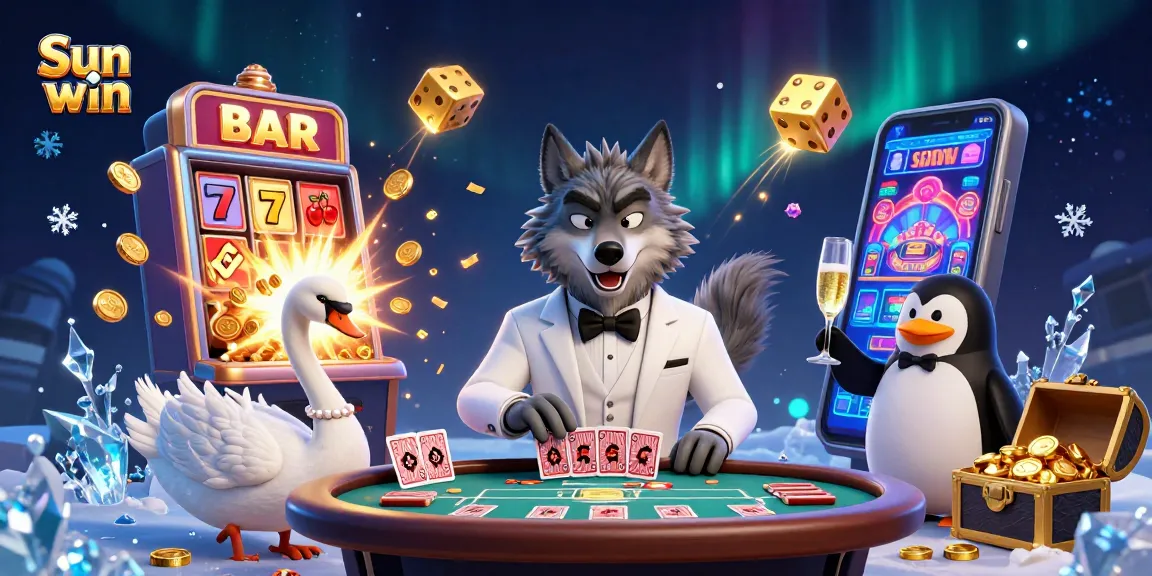Experience thrilling gameplay with the Sun win casino game featuring vibrant characters and jackpot elements.