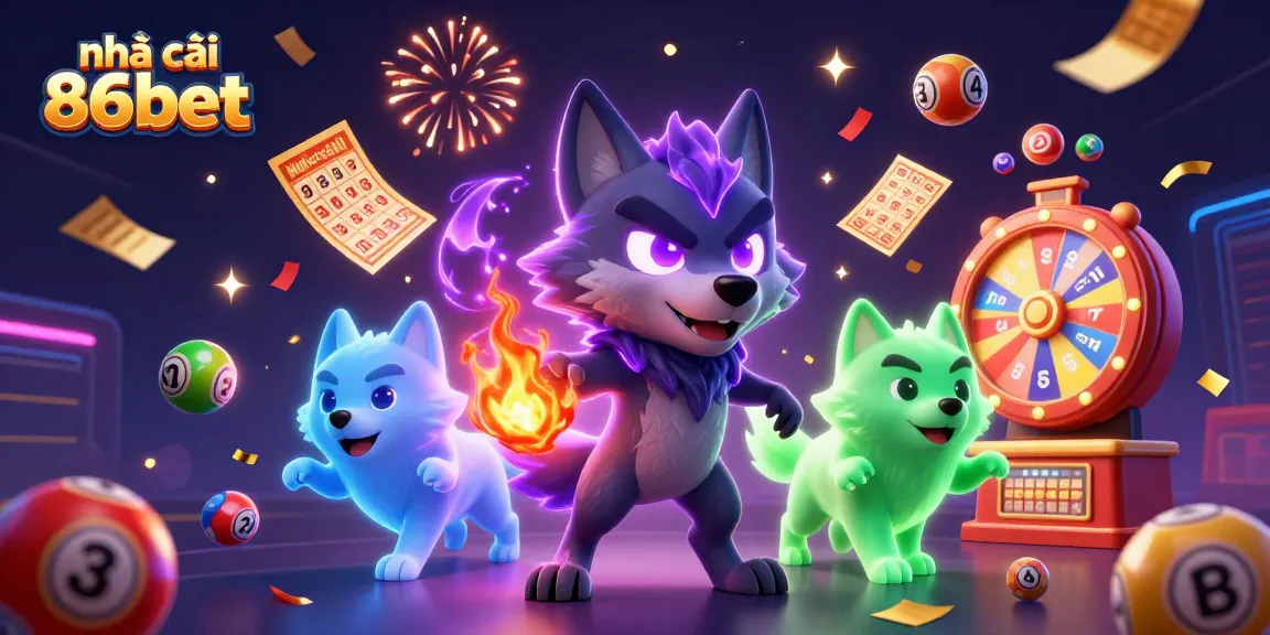 Experience the thrill of betting at nhà cái 86bet with vibrant lottery elements and winning prizes.