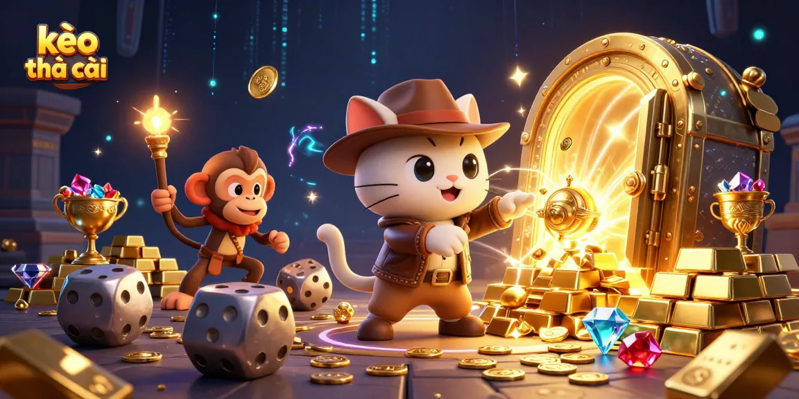 Experience kèo nhà cái action in a vibrant 3D casino adventure with captivating treasures and dynamic characters.
