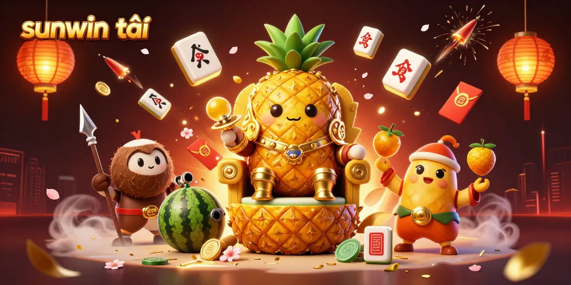 Engage with sunwin tải through this vibrant casino scene featuring playful 3D characters and exciting game elements.