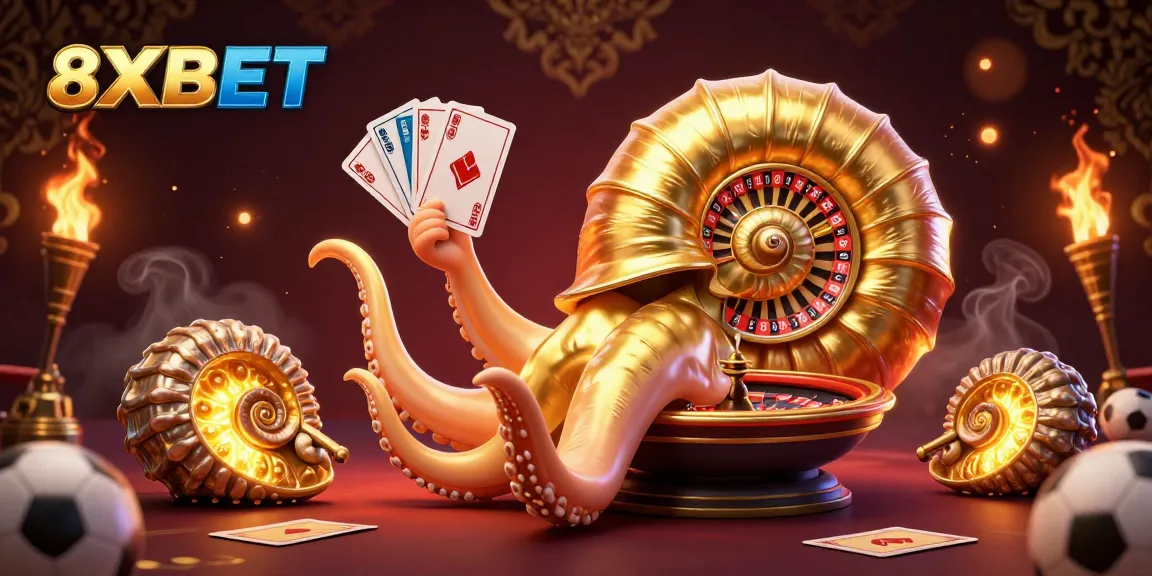 Bet on thrilling sports action at 8XBET with engaging 3D illustration showcasing vibrant betting scenarios.