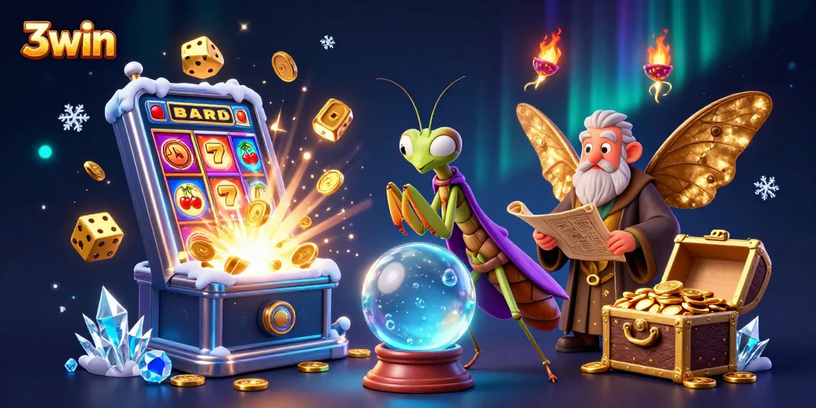 Experience thrilling wins at 3win with vibrant 3D casino characters and explosive jackpot elements.