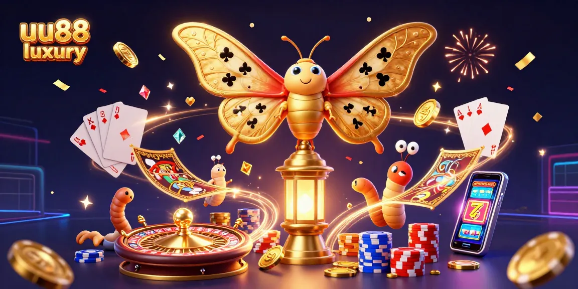 Experience thrilling excitement at uu88 luxury with captivating casino scenes and vibrant gaming elements.